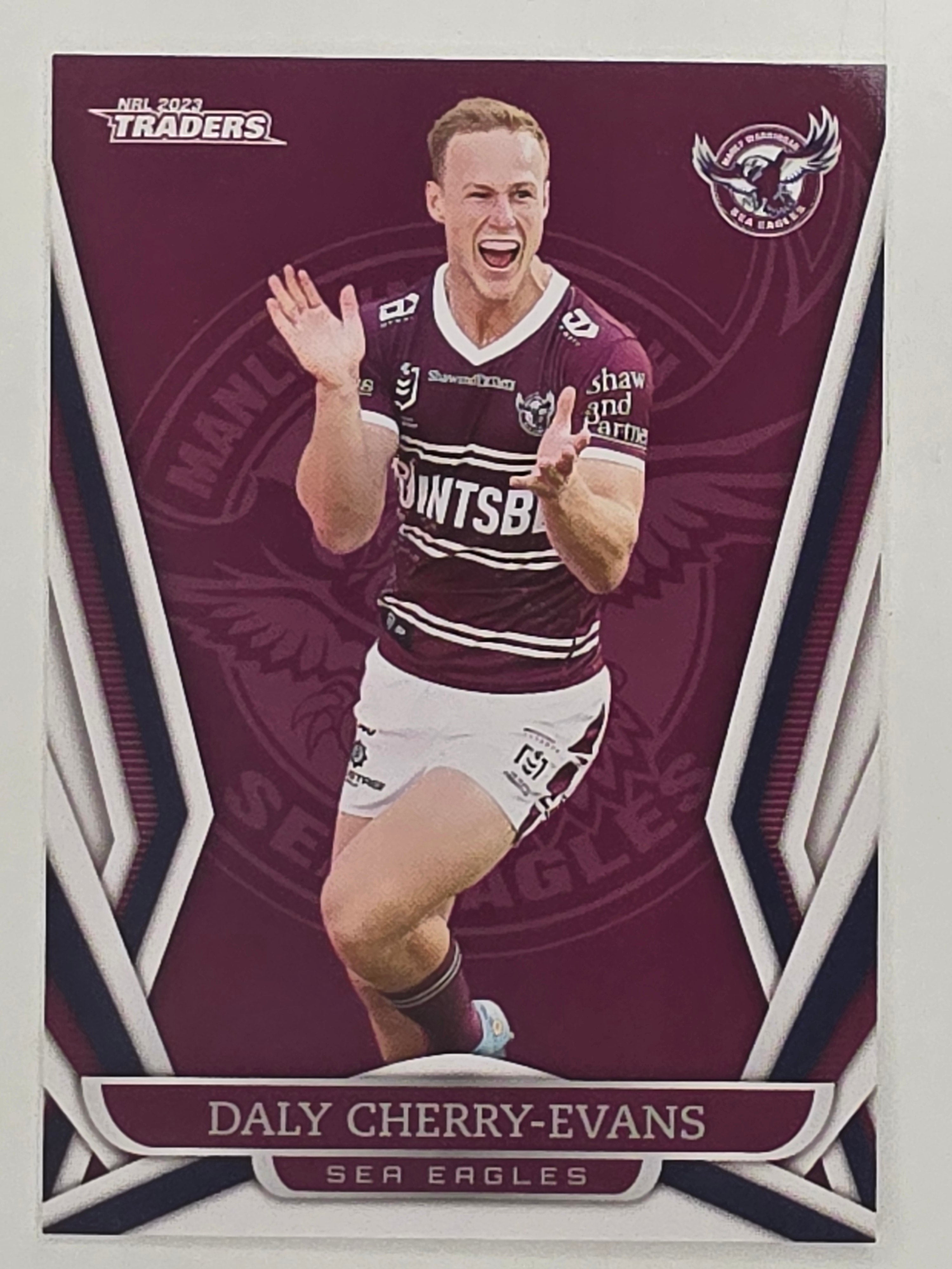 NRL 2023 Traders Titanium Base Card #053 Daly Cherry-Evans Manly Warringah Sea Eagles