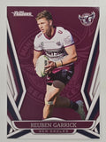 NRL 2023 Traders Titanium Base Card #055 Reuben Garrick Manly Warringah Sea Eagles