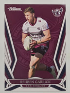 NRL 2023 Traders Titanium Base Card #055 Reuben Garrick Manly Warringah Sea Eagles