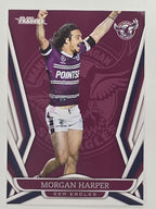 NRL 2023 Traders Titanium Base Card #056 Morgan Harper Manly Warringah Sea Eagles