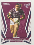 NRL 2023 Traders Titanium Base Card #057 Haumole Olakau’atu Manly Warringah Sea Eagles