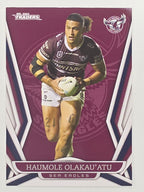 NRL 2023 Traders Titanium Base Card #057 Haumole Olakau’atu Manly Warringah Sea Eagles