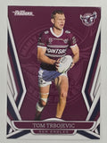 NRL 2023 Traders Titanium Base Card #060 Tom Trbojevic Manly Warringah Sea Eagles