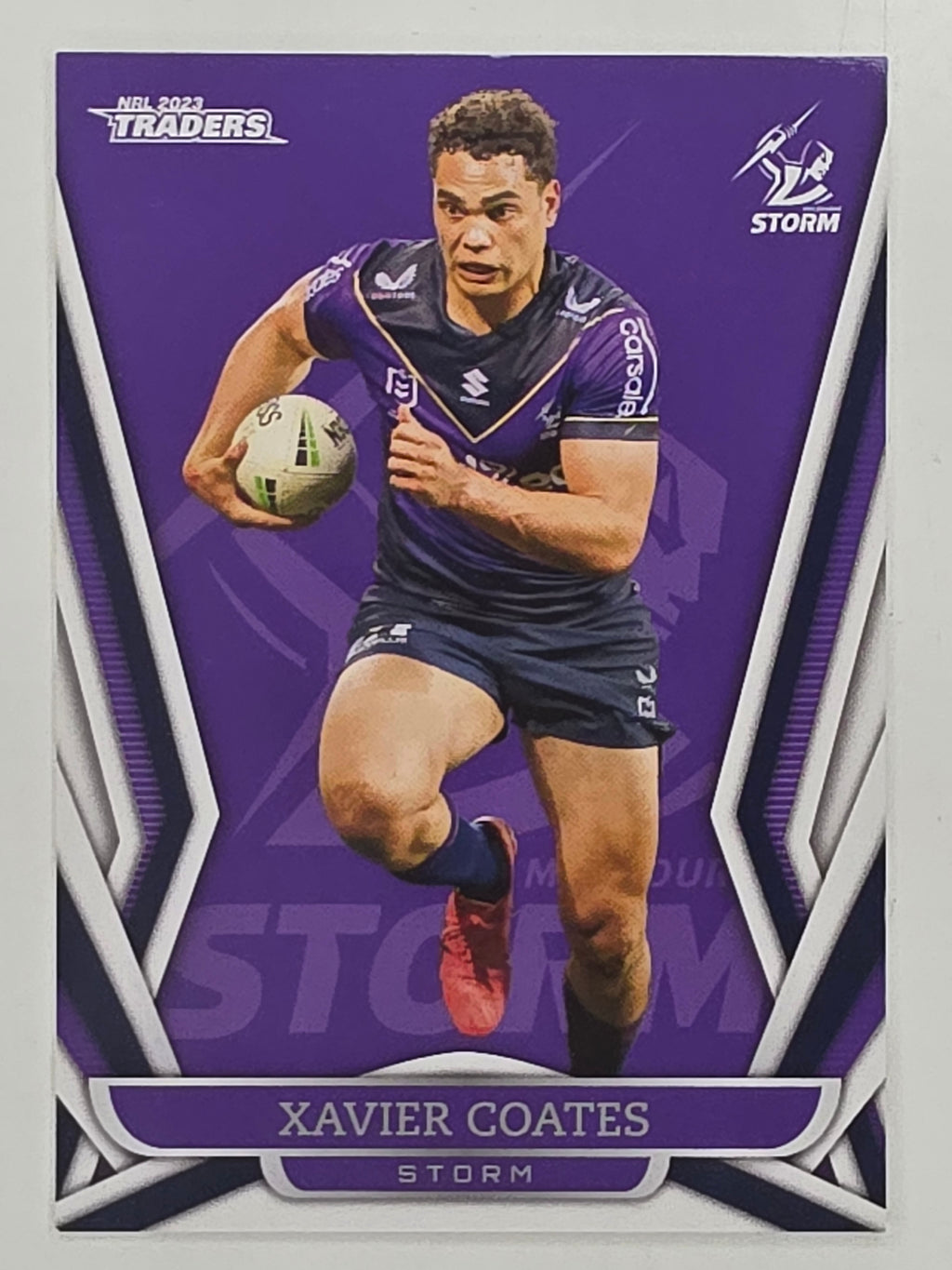 NRL 2023 Traders Titanium Base Card #063 Xavier Coates Melbourne Storm