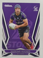 NRL 2023 Traders Titanium Base Card #065 Jahrome Hughes Melbourne Storm