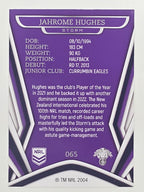 NRL 2023 Traders Titanium Base Card #065 Jahrome Hughes Melbourne Storm