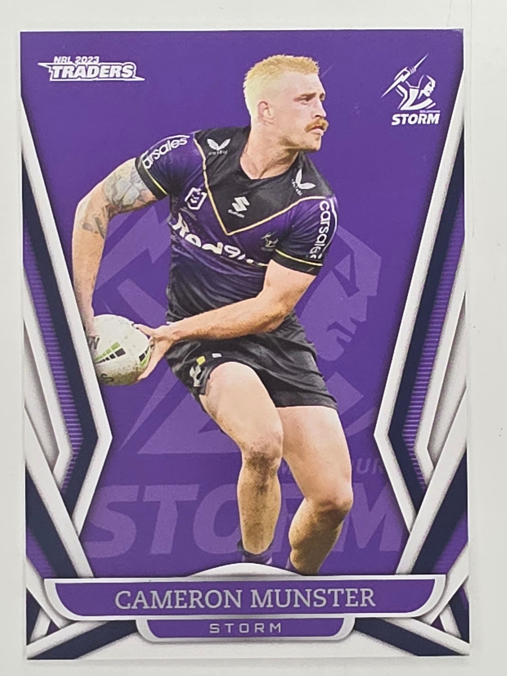 NRL 2023 Traders Titanium Base Card #068 Cameron Munster Melbourne Storm