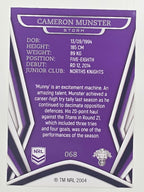 NRL 2023 Traders Titanium Base Card #068 Cameron Munster Melbourne Storm