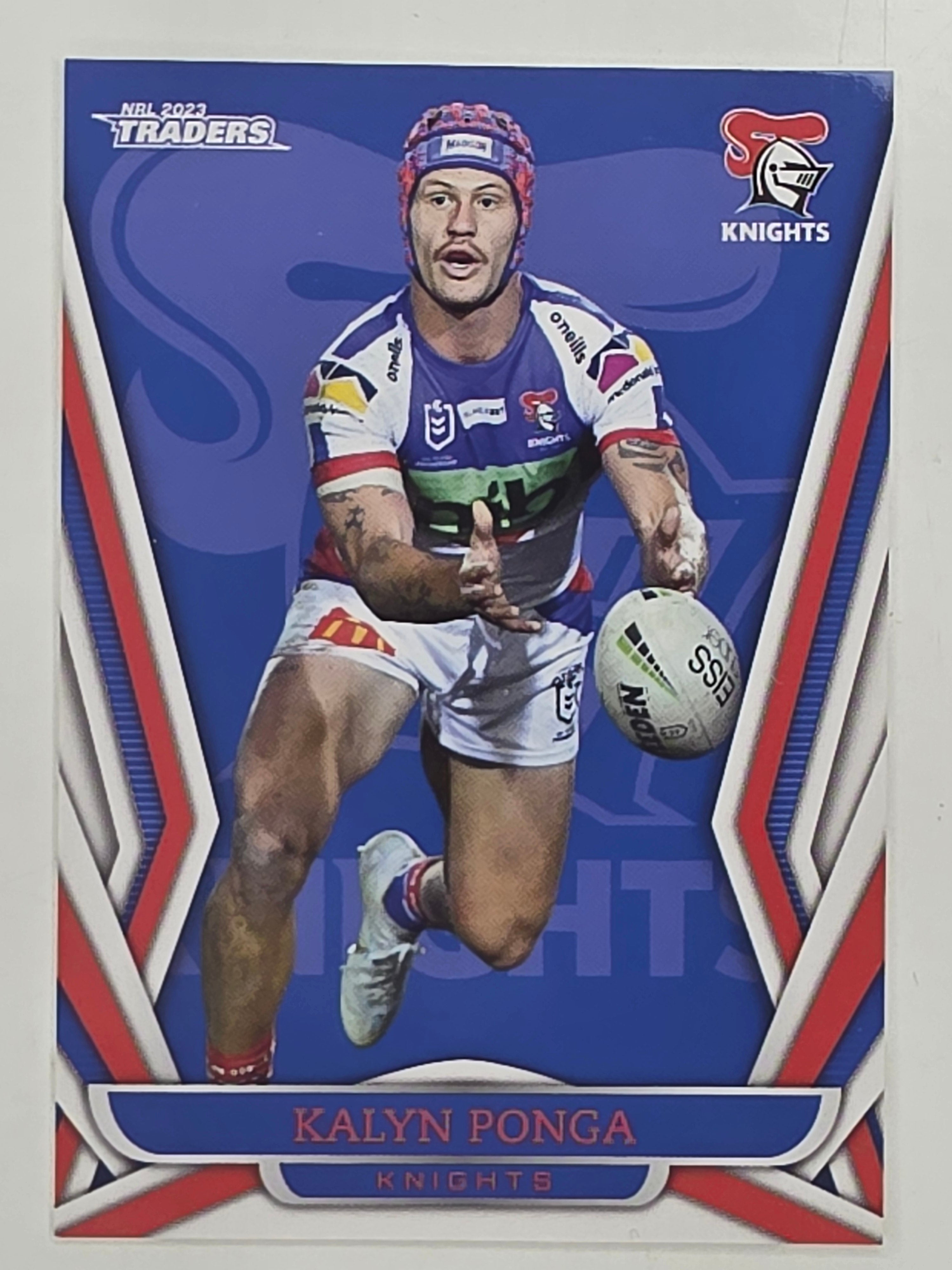 NRL 2023 Traders Titanium Base Card #075 Kalyn Ponga Newcastle Knights