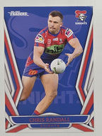 NRL 2023 Traders Titanium Base Card #076 Chris Randall Newcastle Knights