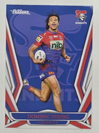 NRL 2023 Traders Titanium Base Card #080 Dominic Young Newcastle Knights