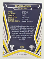 NRL 2023 Traders Titanium Base Card #083 Tom Dearden North Queensland Cowboys