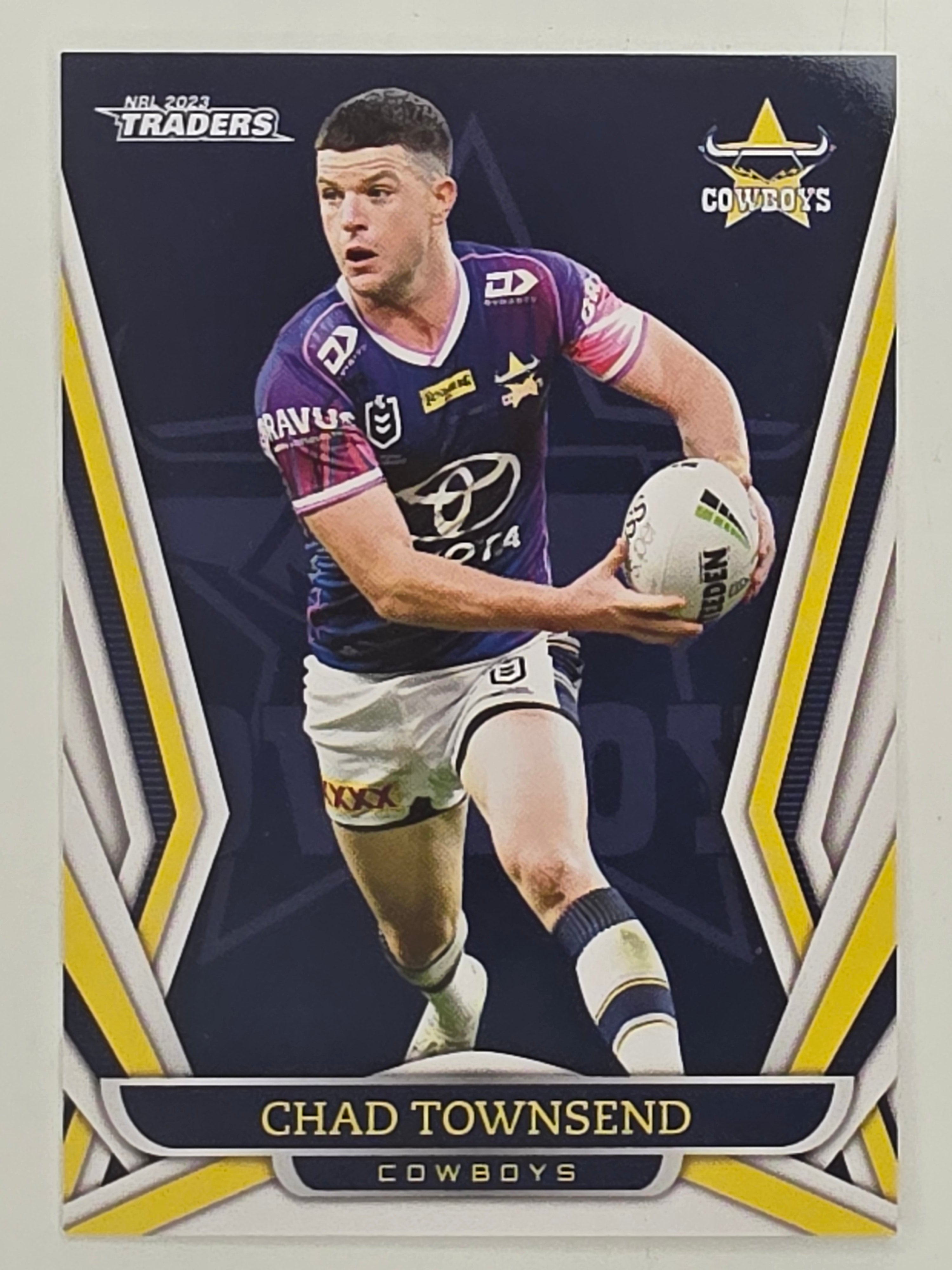 NRL 2023 Traders Titanium Base Card #090 Chad Townsend North Queensland Cowboys