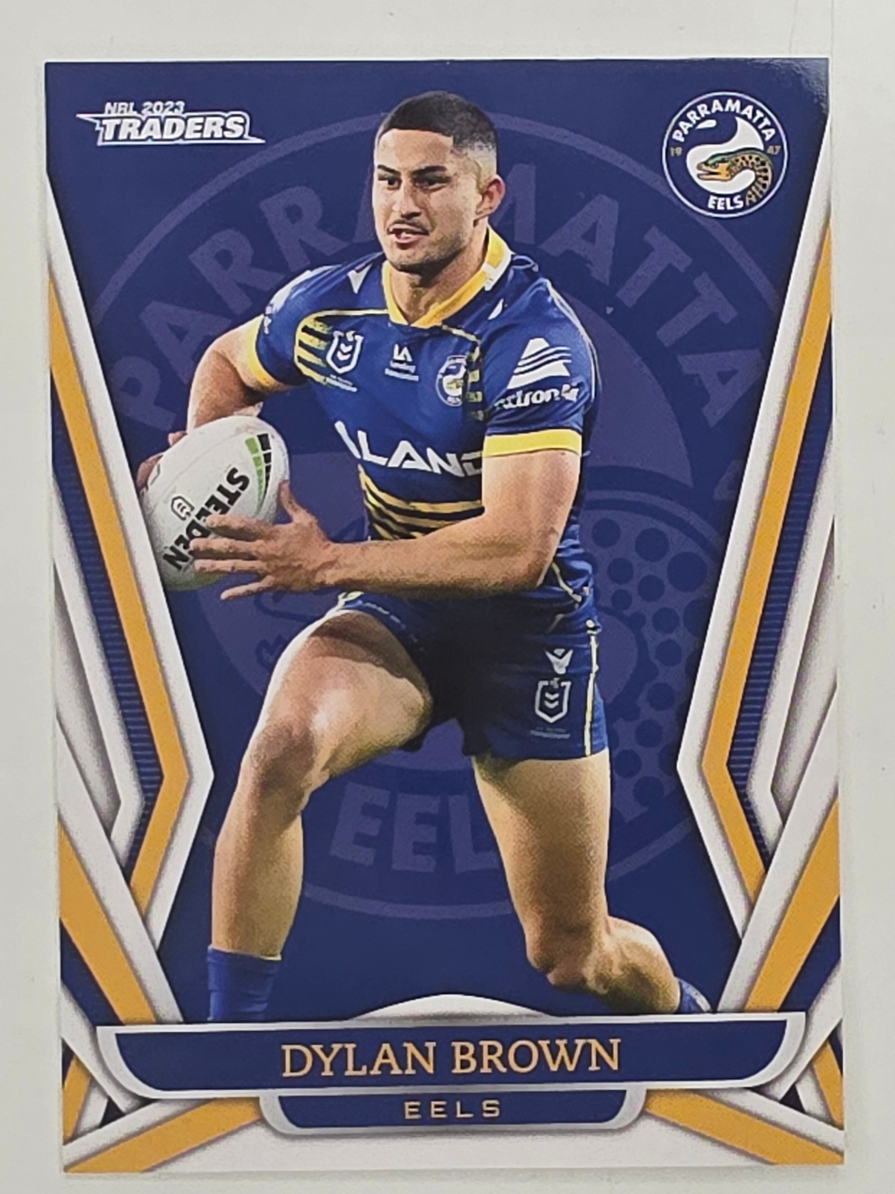 NRL 2023 Traders Titanium Base Card #092 Dylan Brown Parramatta Eels
