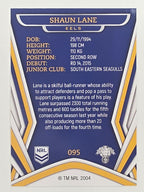 NRL 2023 Traders Titanium Base Card #095 Shaun Lane Parramatta Eels