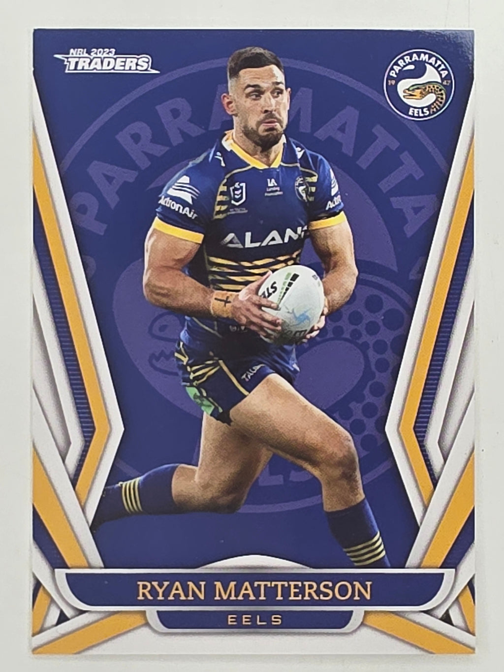 NRL 2023 Traders Titanium Base Card #096 Ryan Matterson Parramatta Eels