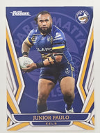 NRL 2023 Traders Titanium Base Card #098 Junior Paulo Parramatta Eels