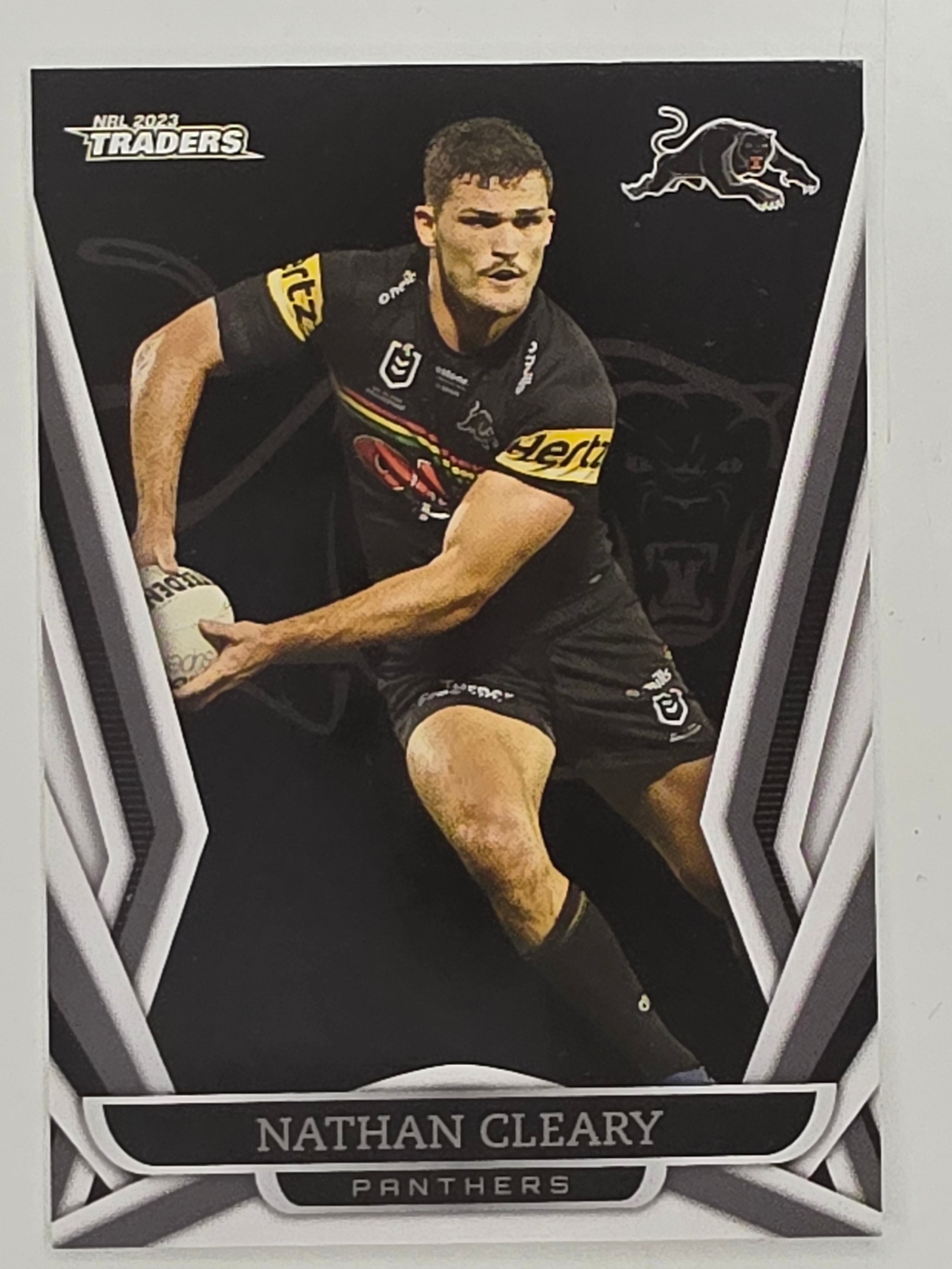 NRL 2023 Traders Titanium Base Card #102 Nathan Cleary Penrith Panthers