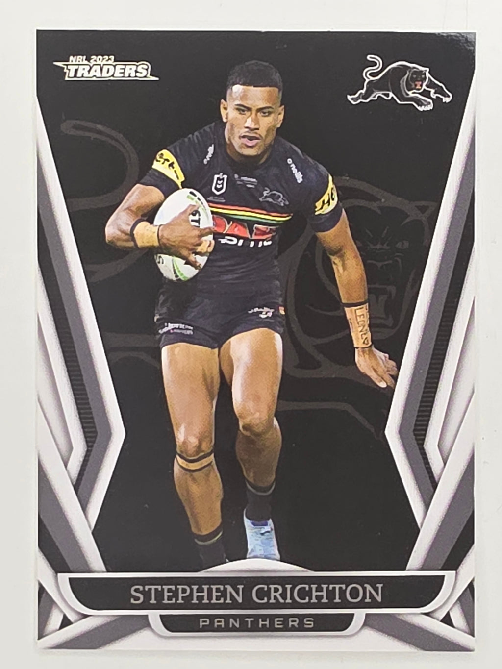 NRL 2023 Traders Titanium Base Card #103 Stephen Crichton Penrith Panthers