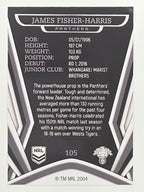 NRL 2023 Traders Titanium Base Card #105 James Fisher-Harris Penrith Panthers