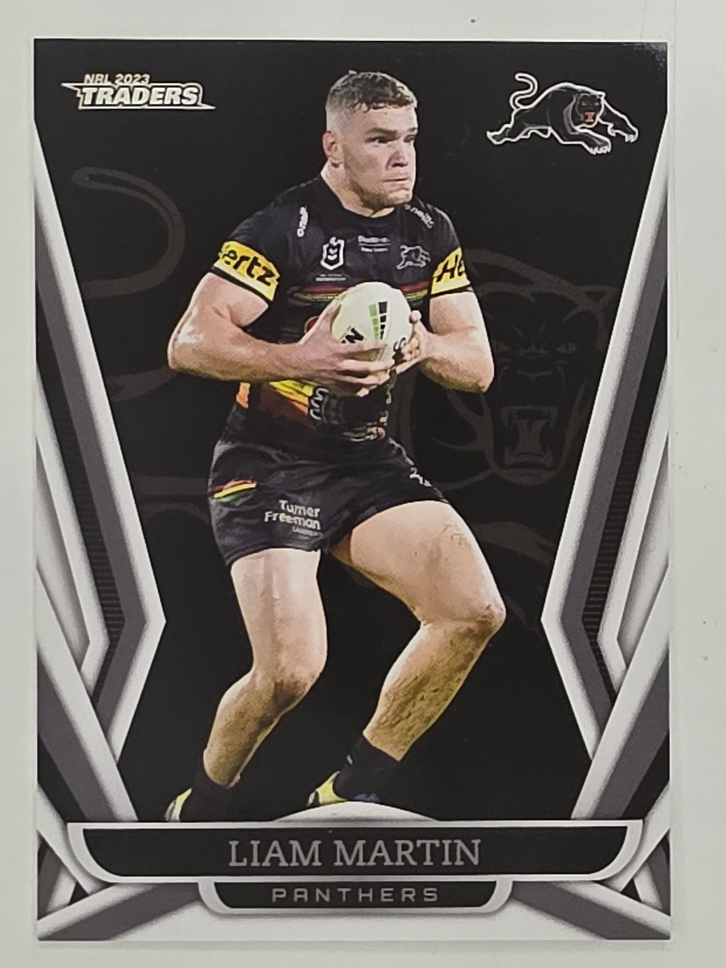 NRL 2023 Traders Titanium Base Card #107 Liam Martin Penrith Panthers