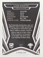 NRL 2023 Traders Titanium Base Card #107 Liam Martin Penrith Panthers