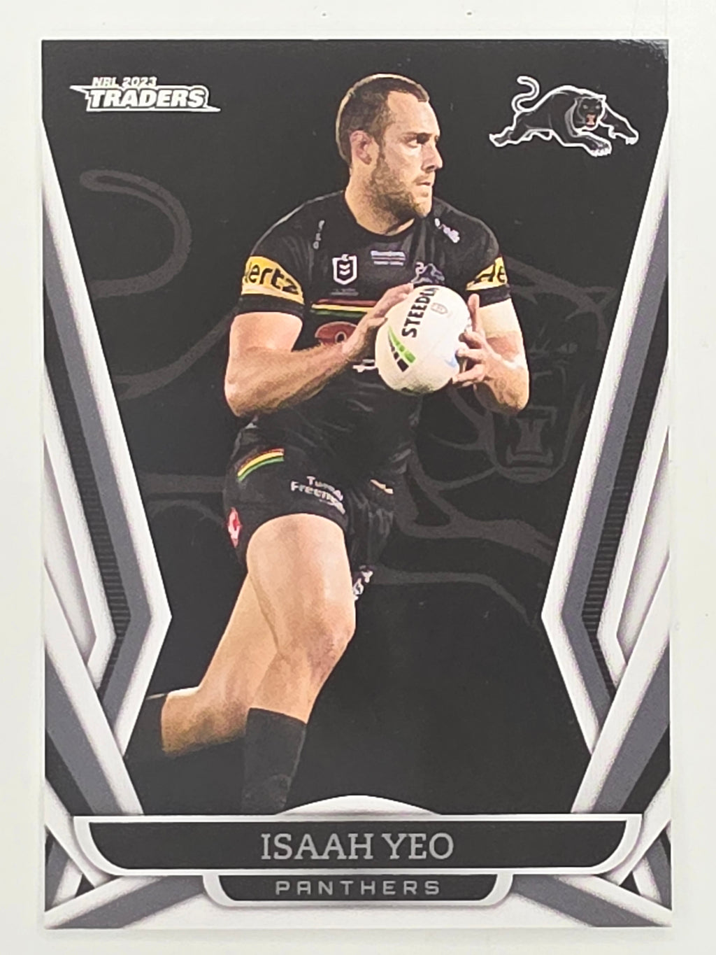 NRL 2023 Traders Titanium Base Card #110 Isaah Yeo Penrith Panthers
