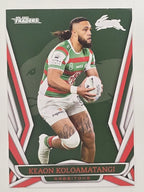 NRL 2023 Traders Titanium Base Card #117 Keaon Koloamatangi South Sydney Rabbitohs