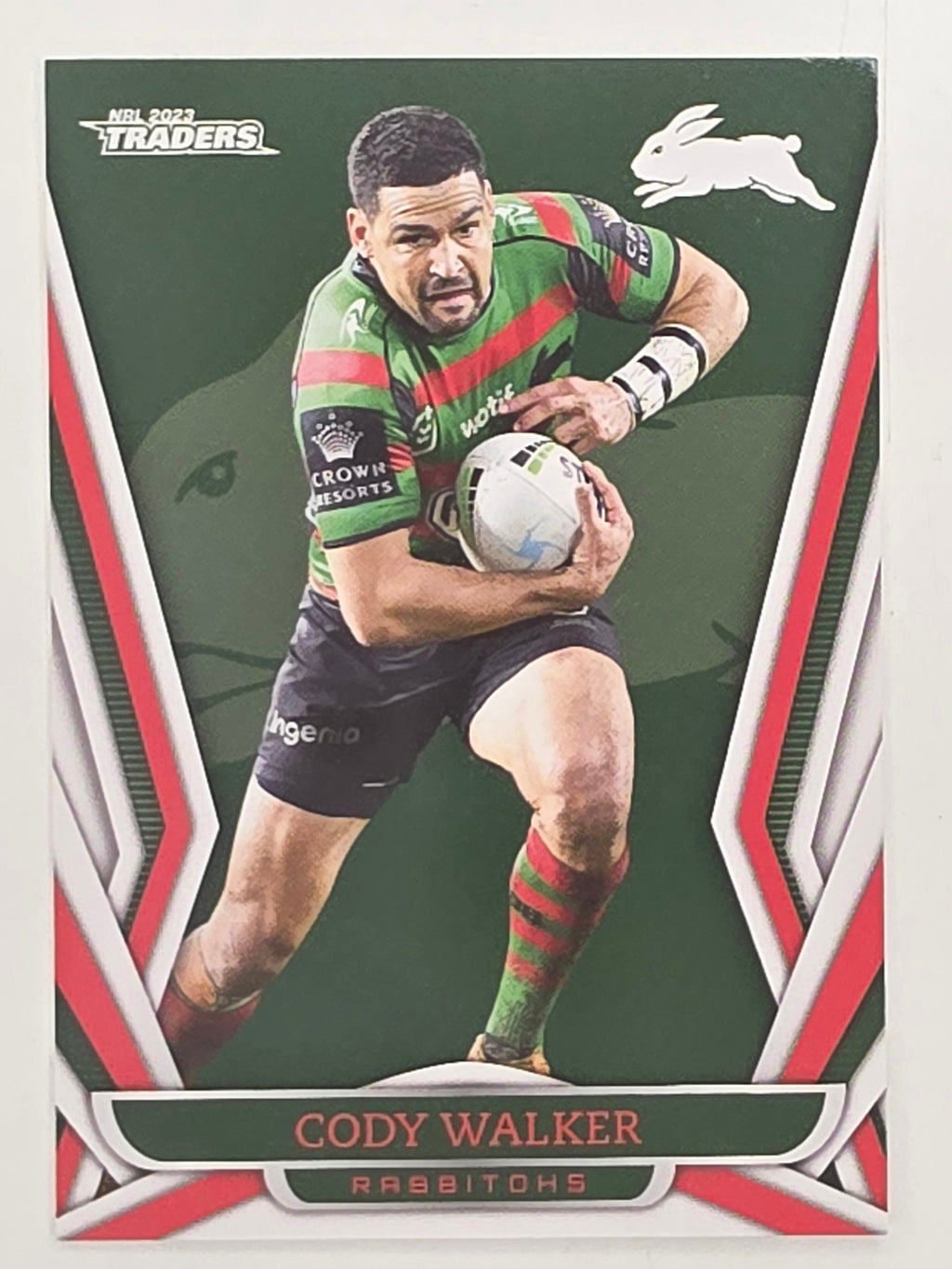 NRL 2023 Traders Titanium Base Card #120 Cody Walker South Sydney Rabbitohs