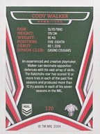 NRL 2023 Traders Titanium Base Card #120 Cody Walker South Sydney Rabbitohs