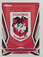 NRL 2023 Traders Titanium Base Card #121 Dragons Checklist St George Illawarra Dragons