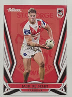 NRL 2023 Traders Titanium Base Card #123 Jack de Belin St George Illawarra Dragons