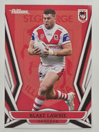 NRL 2023 Traders Titanium Base Card #125 Blake Lawrie St George Illawarra Dragons