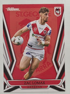 NRL 2023 Traders Titanium Base Card #126 Zac Lomax St George Illawarra Dragons