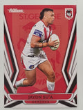 NRL 2023 Traders Titanium Base Card #129 Jaydn Su’a St George Illawarra Dragons