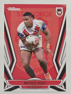 NRL 2023 Traders Titanium Base Card #130 Moses Suli St George Illawarra Dragons