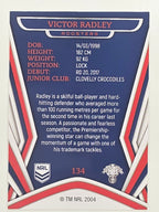 NRL 2023 Traders Titanium Base Card #134 Victor Radley Sydney Roosters