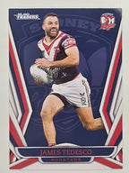 NRL 2023 Traders Titanium Base Card #136 James Tedesco Sydney Roosters