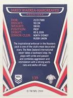 NRL 2023 Traders Titanium Base Card #139 Jared Waerea-Hargreaves Sydney Roosters