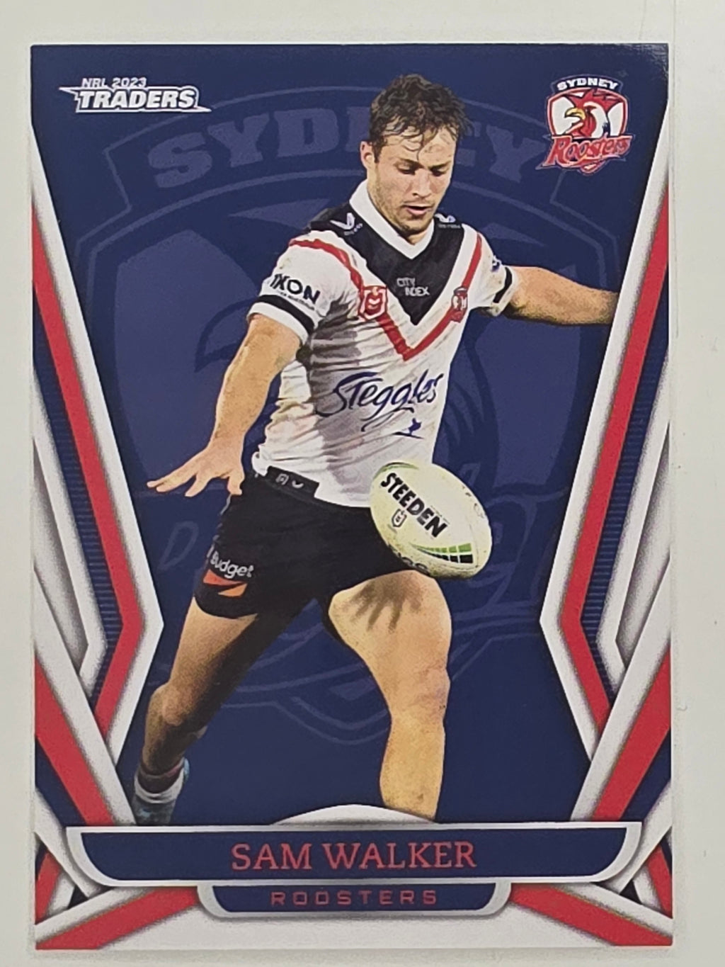 NRL 2023 Traders Titanium Base Card #140 Sam Walker Sydney Roosters