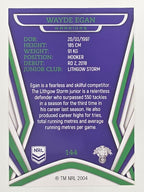 NRL 2023 Traders Titanium Base Card #144 Wayde Egan New Zealand Warriors