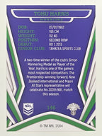 NRL 2023 Traders Titanium Base Card #146 Tohu Harris New Zealand Warriors