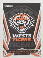 NRL 2023 Traders Titanium Base Card #151 Wests Tigers Checklist Wests Tigers