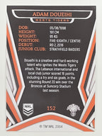 NRL 2023 Traders Titanium Base Card #152 Adam Doueihi Wests Tigers