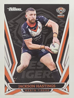NRL 2023 Traders Titanium Base Card #153 Jackson Hastings Wests Tigers