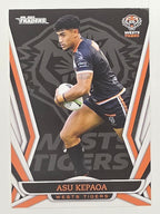 NRL 2023 Traders Titanium Base Card #154 Asu Kepaoa Wests Tigers