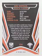 NRL 2023 Traders Titanium Base Card #154 Asu Kepaoa Wests Tigers