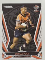 NRL 2023 Traders Titanium Base Card #157 Fonua Pole Wests Tigers