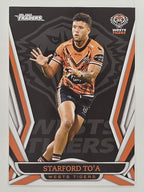 NRL 2023 Traders Titanium Base Card #158 Starford To’a Wests Tigers
