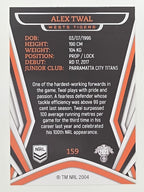 NRL 2023 Traders Titanium Base Card #159 Alex Twal Wests Tigers